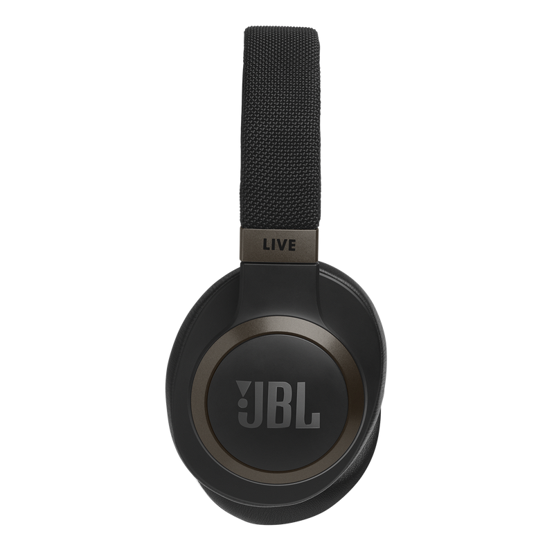 JBL Live 650BTNC - Black - Wireless Over-Ear Noise-Cancelling Headphones - Detailshot 9 image number null